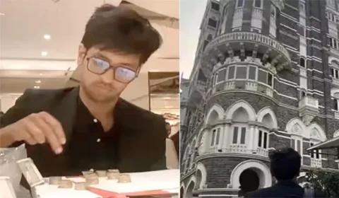 કોન્ટેન્ટ રાઇટર તાજ હોટેલમાં સિક્કા વડે બિલ ચૂકવતો વિડિયો ઇન્ટરનેટ પર વાયરલ