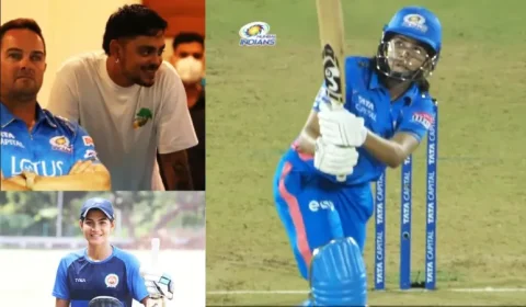 યાસ્તિકા ભાટિયાએ ગુજરાત સામે ફટકારી સ્કાય હાઈ સિક્સ, સ્ટેડિયમમાં બેઠેલો ઈશાન કિશન પણ ચોંકી ગયો