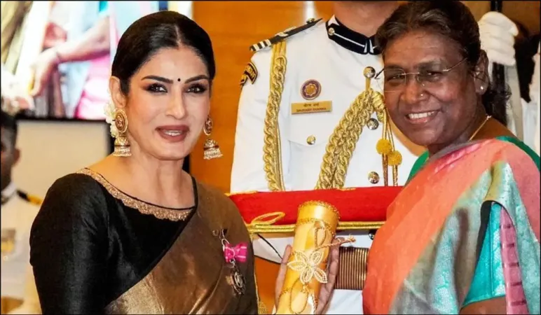  રવીના ટંડને કર્યો ખુલાસો,રાષ્ટ્રપતિ દ્રૌપદી મુર્મુએ તેની તમામ ફિલ્મો જોઈ છે