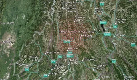 યુનાન, ચીનમાં 5.1ની તીવ્રતાનો ભૂકંપ
