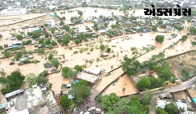 રાજ્યના કુલ ૪ તાલુકાઓમાં ૩ ઈંચથી વધુ વરસાદ : સુરત જિલ્લાના કામરેજ તાલુકામાં સૌથી વધુ ૩.૬૪ ઇંચ વરસાદ