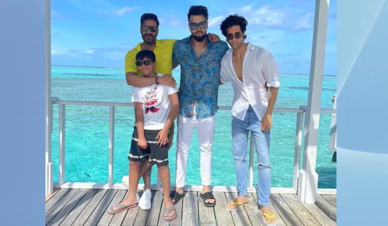 ભત્રીજા આમાન સાથે અજય દેવગનની મનોહર ક્ષણો જાહેર થઈ