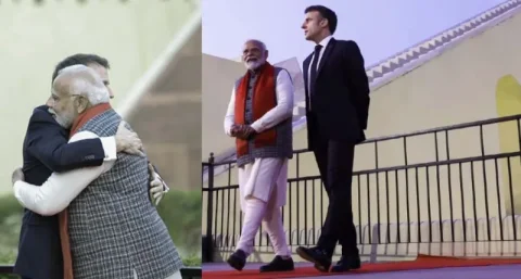 PM મોદી અને મેક્રોને 75માં ગણતંત્ર દિવસ પર ભારત-ફ્રાન્સ સંબંધોની ઉજવણી કરી 