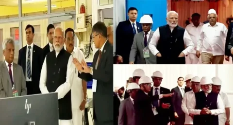 ગુજરાત: PM મોદીએ સુરતના કાકરાપાર એટોમિક પાવર સ્ટેશનની મુલાકાત લીધી