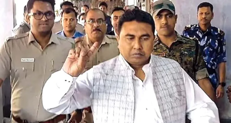 સંદેશખાલી ઘટના: TMCના શેખ શાહજહાં છ વર્ષ માટે સસ્પેન્ડ