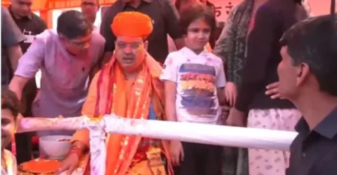 રાજસ્થાનના સીએમ ભજન લાલે હોળીની ઉજવણી કરી, હાર્દિક શુભેચ્છાઓ આપી