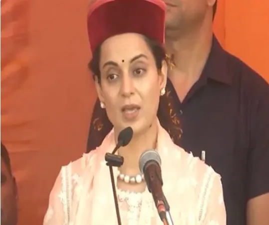 કંગના રનૌતે મંડીમાં મહિલા અધિકારો પર કોંગ્રેસની ટીકા કરી