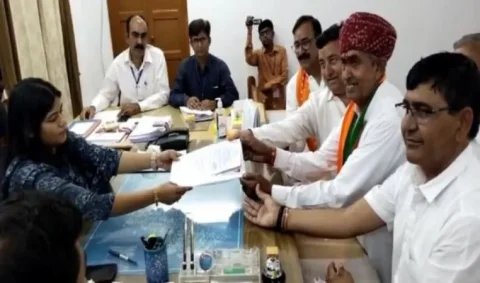 રાજસ્થાનના ભાજપના ઉમેદવારે જાલોર લોકસભા ચૂંટણીમાં અશોક ગેહલોતના પુત્રને પડકાર્યો