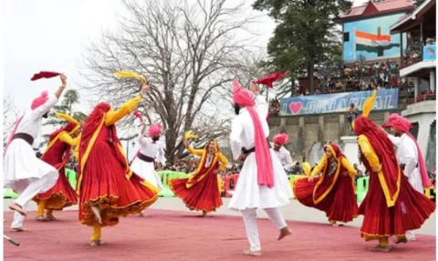 હિમાચલ પ્રદેશે શિમલામાં 77મી વર્ષગાંઠની ઉજવણી કરી