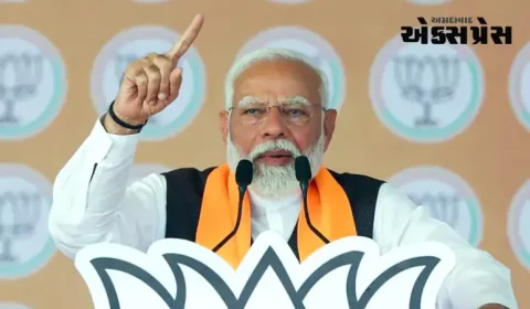 રાંચીમાં પીએમ મોદીના રોડ શોમાં લોકોએ પરંપરાગત ઢોલ વગાડી અને ગીતો ગાઈને તેમનું સ્વાગત કર્યું