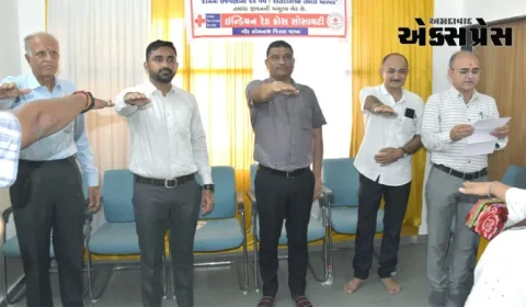 ઈન્ડિયન રેડ ક્રોસ સોસાયટી,વેરાવળ દ્વારા વિશ્વ રક્તદાતા દિવસની ઉજવણી કરવામાં આવી