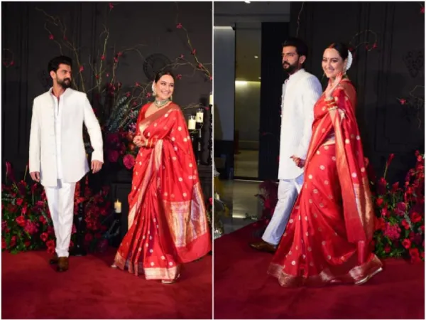 સોનાક્ષી સિન્હા અને ઝહીર ઈકબાલનું મુંબઈમાં ગ્લેમરસ રિસેપ્શન