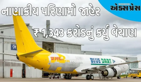 બ્લુ ડાર્ટે પ્રથમ ત્રિમાસિક ગાળાનાં નાણાકીય પરિણામોની જાહેરાત કરી