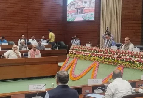 બજેટ સત્ર પહેલા સંસદમાં સર્વપક્ષીય બેઠક