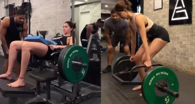 અનન્યા પાંડેએ જીમમાં 120 કિલો વજન ઉપાડીને તાકાત બતાવી, ફિટનેસ ગોલ સેટ કર્યા