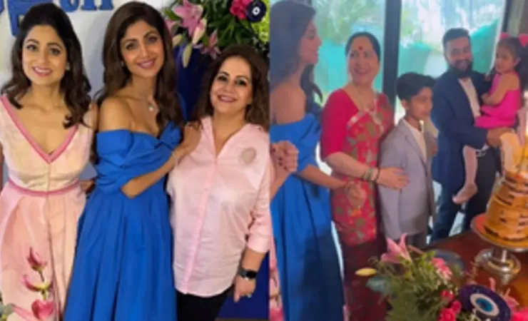 Shilpa Shetty : શિલ્પા શેટ્ટીએ માતાના 75મા જન્મદિવસની ભવ્ય ઉજવણી કરી