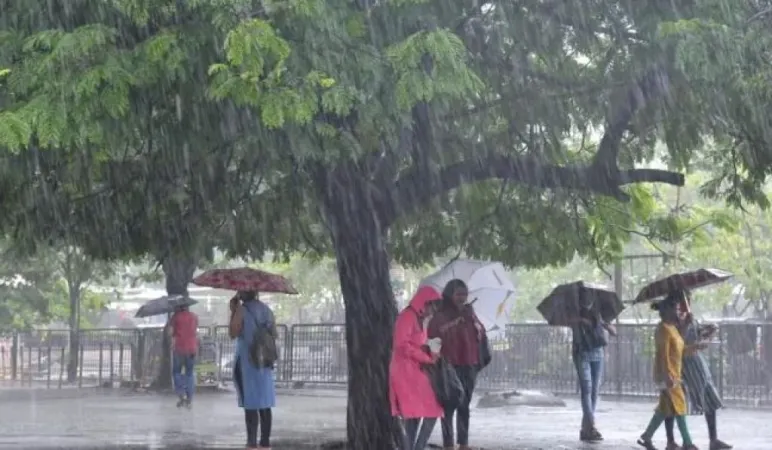 Weather Update : ગુજરાતના જિલ્લાઓમાં ભારે વરસાદ, યલો એલર્ટ જારી