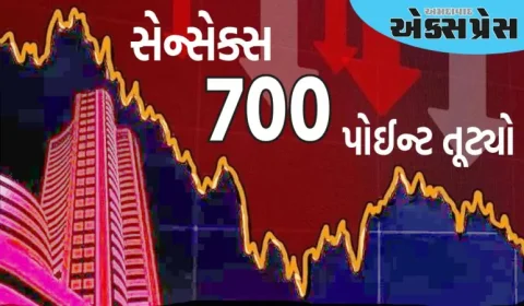 સેન્સેક્સ 700 પોઈન્ટ તૂટ્યો, સરકારી અને ખાનગી બેંકોના શેર ઘટ્યા, જાણો બજારની સ્થિતિ