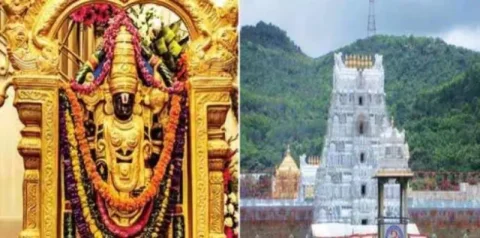 આંધ્રના મંત્રી નારાયણે ભગવાન બાલાજી મંદિરની મુલાકાત લીધી