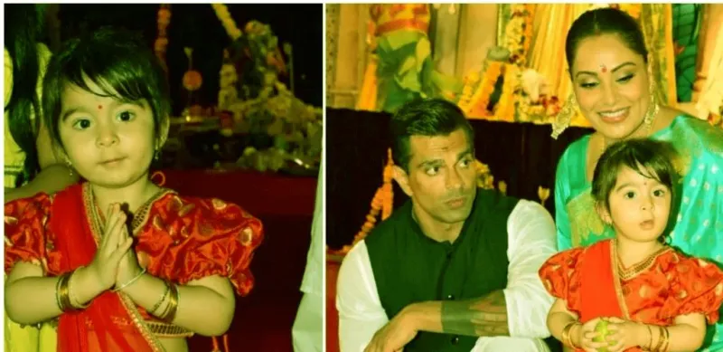મુંબઈમાં ભવ્ય દુર્ગા પૂજા કાર્યક્રમ, બિપાશાની દીકરીએ પોતાની ક્યુટનેસથી બધાના દિલ જીતી લીધા