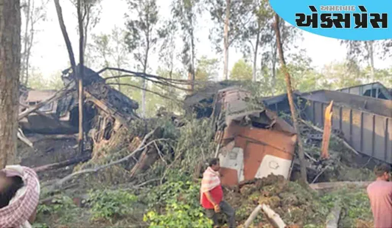 નિવૃત્તિના દિવસે અંતિમ યાત્રામાં લોકો પાયલટનું મોત, માલગાડીઓ વચ્ચે ભયંકર ટક્કર