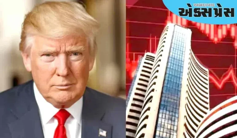 ટ્રમ્પના ટેરિફને કારણે લાલ થયું બજાર, IT શેરોમાં ભારે ઘટાડો, જ્યારે ફાર્મા શેરોમાં ઉછાળો આવ્યો