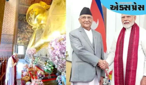 પીએમ મોદીએ બેંગકોકમાં ભગવાન બુદ્ધ મંદિરમાં પૂજા કરી, નેપાળના પીએમ ઓલી સાથે અનેક મુદ્દાઓ પર ચર્ચા કરી