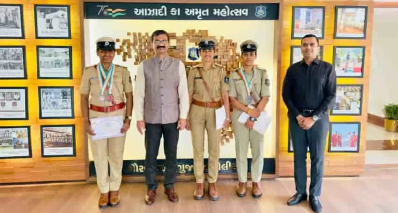 ગુજરાત પોલીસે ઓલ ઈન્ડિયા શૂટિંગ ચેમ્પિયનશિપમાં ત્રણ બ્રોન્ઝ મેડલ જીત્યા