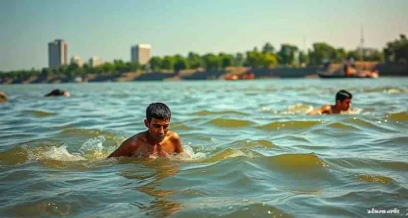 અમદાવાદ ખબર: સાબરમતી નદીમાં યુવકો ડૂબ્યા, એકનું મોત, બીજો ગુમ - તાજા સમાચાર