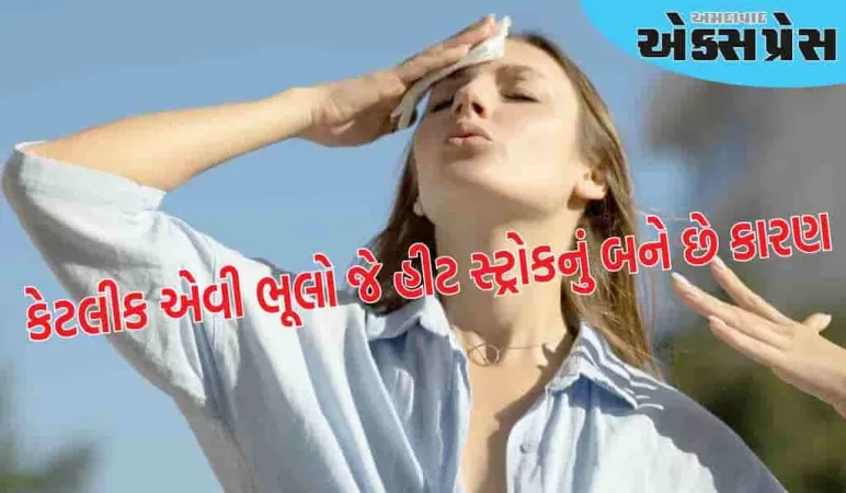 ઉનાળામાં થતી 5 ભૂલો જે હીટ સ્ટ્રોકનું કારણ બને છે