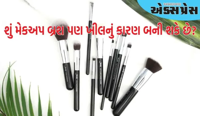 મેકઅપ બ્રશ પણ ખીલનું કારણ બની શકે છે, જાણો કારણ