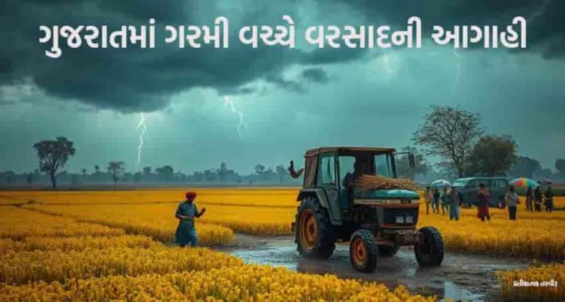 ગરમીમાં વરસાદની આગાહી | ગુજરાતના 5 જિલ્લાઓમાં થશે મેઘવર્ષા