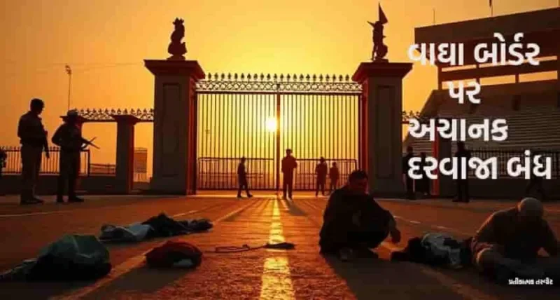 વાઘા બોર્ડર બંધ: પાકિસ્તાની નાગરિકો ફસાયા, ભારત-પાકિસ્તાન તણાવ વધ્યો