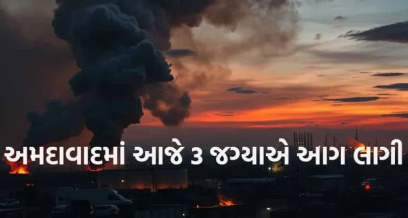 અમદાવાદમાં આગ: પ્રહલાદનગર, ચંડોળા અને GIDCમાં ભયાનક આગ – તાજા સમાચાર