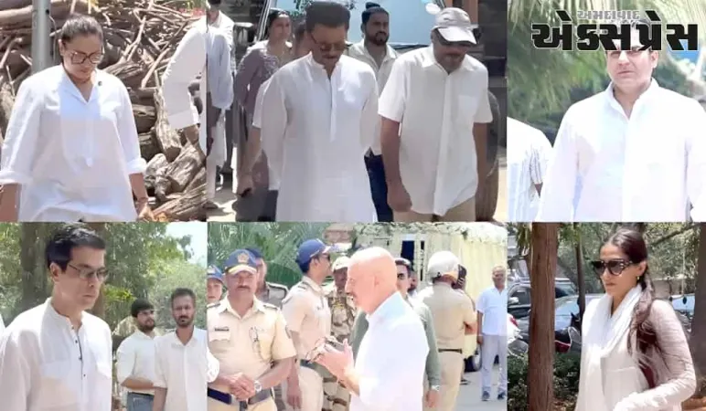 અનિલ કપૂરની માતાના અંતિમ સંસ્કારમાં મોટી સંખ્યામાં લોકો ઉમટી પડ્યા