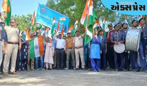 ઓપરેશન સિંદુરની સફળતા પર અમદાવાદ મંડળ પર ત્રિરંગા રેલી નું આયોજન