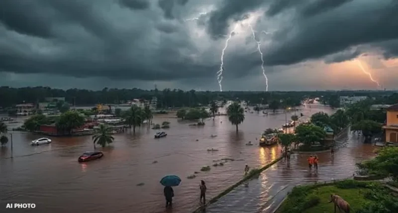 ગુજરાતમાં 2 દિવસથી ભારે વરસાદ: 6 જિલ્લાઓમાં રેડ અલર્ટ, 37 તાલુકાઓમાં પાણી પાણી