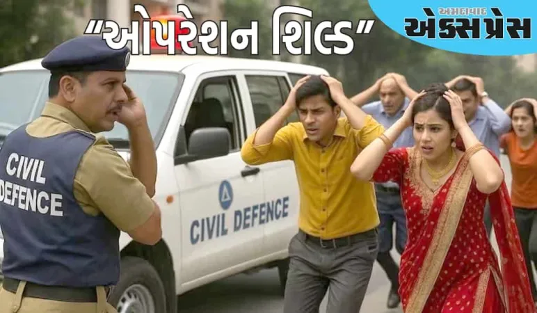 ગુજરાતભરમાં આવતીકાલ ફરી એક વાર સિવિલ ડિફેન્સની “ઓપરેશન શિલ્ડ” મોકડ્રીલ યોજાશે