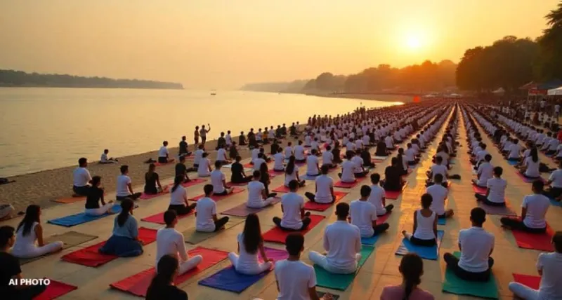 વિશ્વ યોગ દિવસ 2025: અમદાવાદમાં સાબરમતી રિવરફ્રન્ટ પર મેગા યોગ કાર્યક્રમ