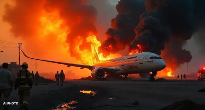 અમદાવાદમાં એર ઇન્ડિયા પ્લેન ક્રેશ: 1000°C તાપમાનનો ખુલાસો