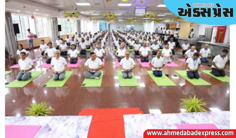 બેંક ઓફ ઈન્ડિયાએ ૧૧મા આંતરરાષ્ટ્રીય યોગ દિવસ (IDY)ની ઉજવણી કરી