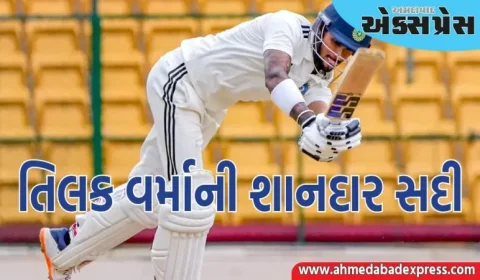 તિલક વર્માએ ઇંગ્લેન્ડની ધરતી પર પણ શાનદાર સદી ફટકારી, ડેબ્યૂમાં જ કર્યો કમાલ