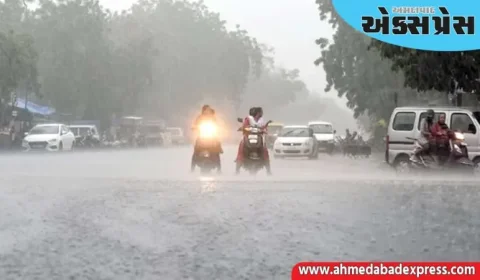 છેલ્લાં ૨૪ કલાક દરમિયાન બનાસકાંઠાના વડગામ તાલુકામાં સૌથી વધુ ૮.૬ ઇંચ જેટલો વરસાદ વરસ્યો