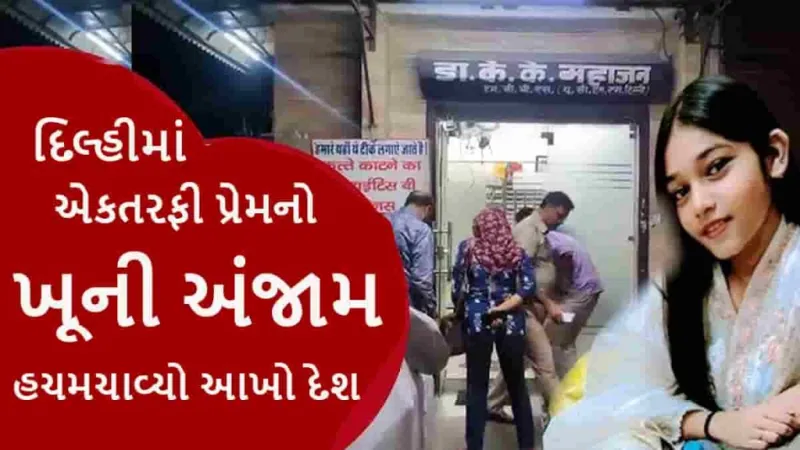 દિલ્હીમાં એકતરફી પ્રેમનો ખૂની અંજામ: બાળકીની હત્યા એ હચમચાવ્યો આખો દેશ 