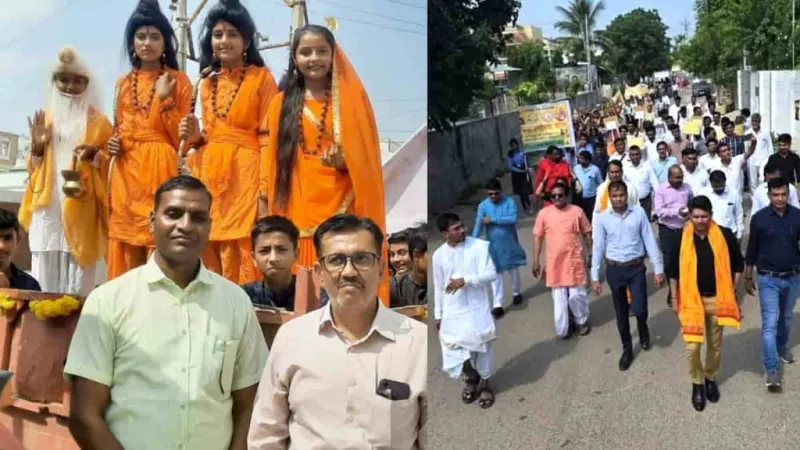 ડીસા અર્બુદા વિદ્યાલયથી સરદાર બાગ સુધી સંસ્કૃત ગૌરવ યાત્રા યોજાઈ 