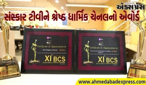 સંસ્કાર ટીવીને શ્રેષ્ઠ ધાર્મિક ચેનલનો એવોર્ડ મળ્યો, સાંસદ અનુરાગ ઠાકુરે તેનું સન્માન કર્યું