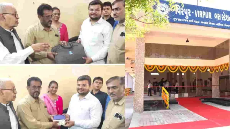 વિરપુર એસટી ડેપોના ડ્રાઇવર-કંડક્ટરની પ્રમાણિકતાએ પ્રેરણાદાયી ઉદાહરણ પૂરું પાડ્યું