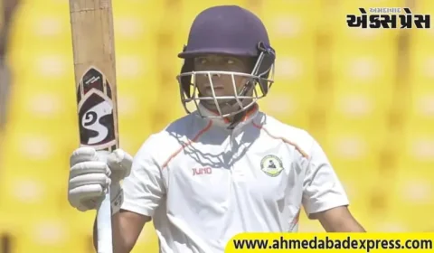 ૨૧ વર્ષીય ખેલાડીએ શાનદાર સદી ફટકારી, પાટીદાર ટીમને ક્વાર્ટર ફાઇનલમાં મજબૂત શરૂઆત મળી