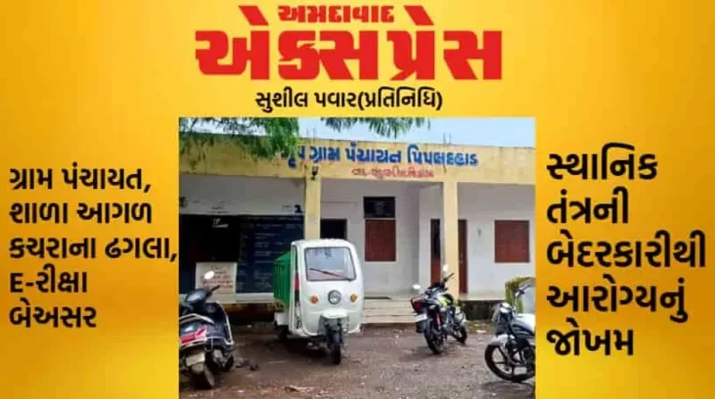 પીપલદહાડમાં સ્વચ્છ ભારત અભિયાનના દાવા નિષ્ફળ, ગંદકીનું સામ્રાજ્ય