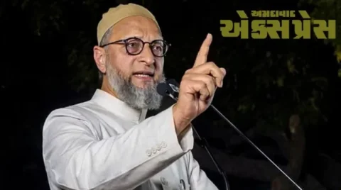 અસદુદ્દીન ઓવૈસીનું  વિવાદાસ્પદ નિવેદન: ગરબા બહિષ્કાર અને 'I Love Muhammad' વિવાદ પર આકરા પ્રહારો કર્યા 